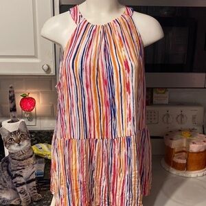 D womens Hailey Lyn stripped stretch top XL